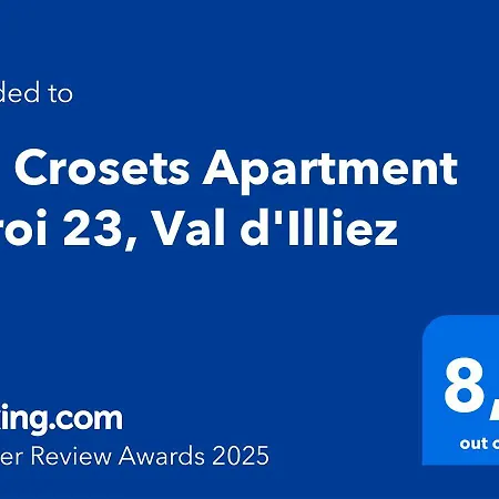 Apartmán Miroi 23, Val D'illiez Les Crosets